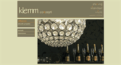 Desktop Screenshot of klemm-conzept.de